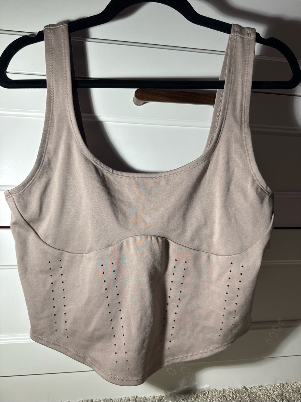 Victoria's Secret Light Taupe Scoop Sports Tank